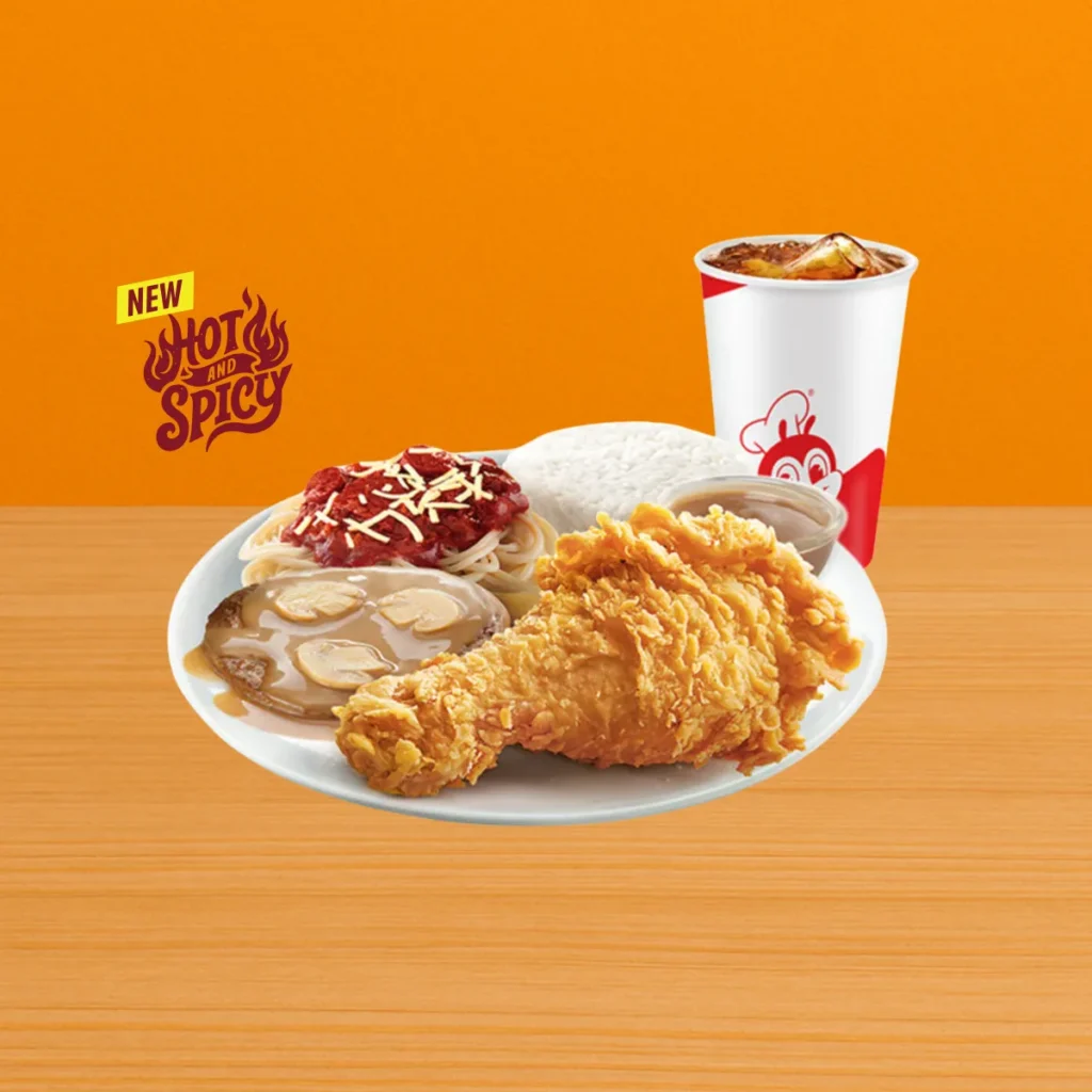 Jollibee Menu Price List Philippines 2025 – Updated Meals & Prices 56 1 pc. Chickenjoy New Spicy Burger Steak Half Jolly Spaghetti Super Meal