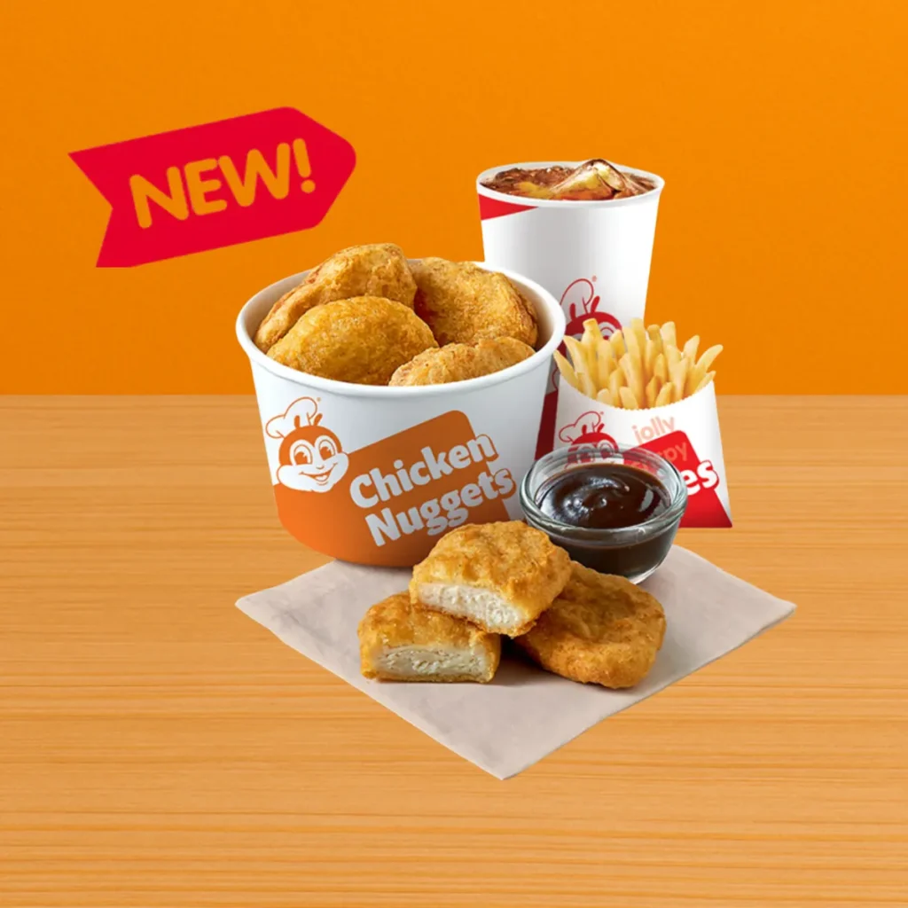 Jollibee Chicken Nuggets: Updated Menu & Prices in the Philippines (2025) 3 6 pc. Chicken Nuggets w Fries Drink 1