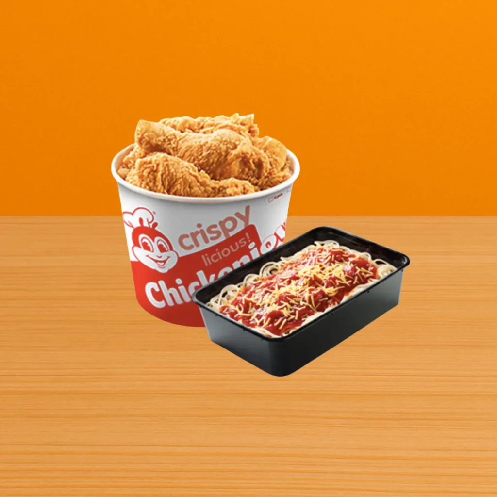 Jollibee Menu Price List Philippines 2025 – Updated Meals & Prices 73 6 pc. Chickenjoy Bucket w Jolly Spaghetti Family Pan