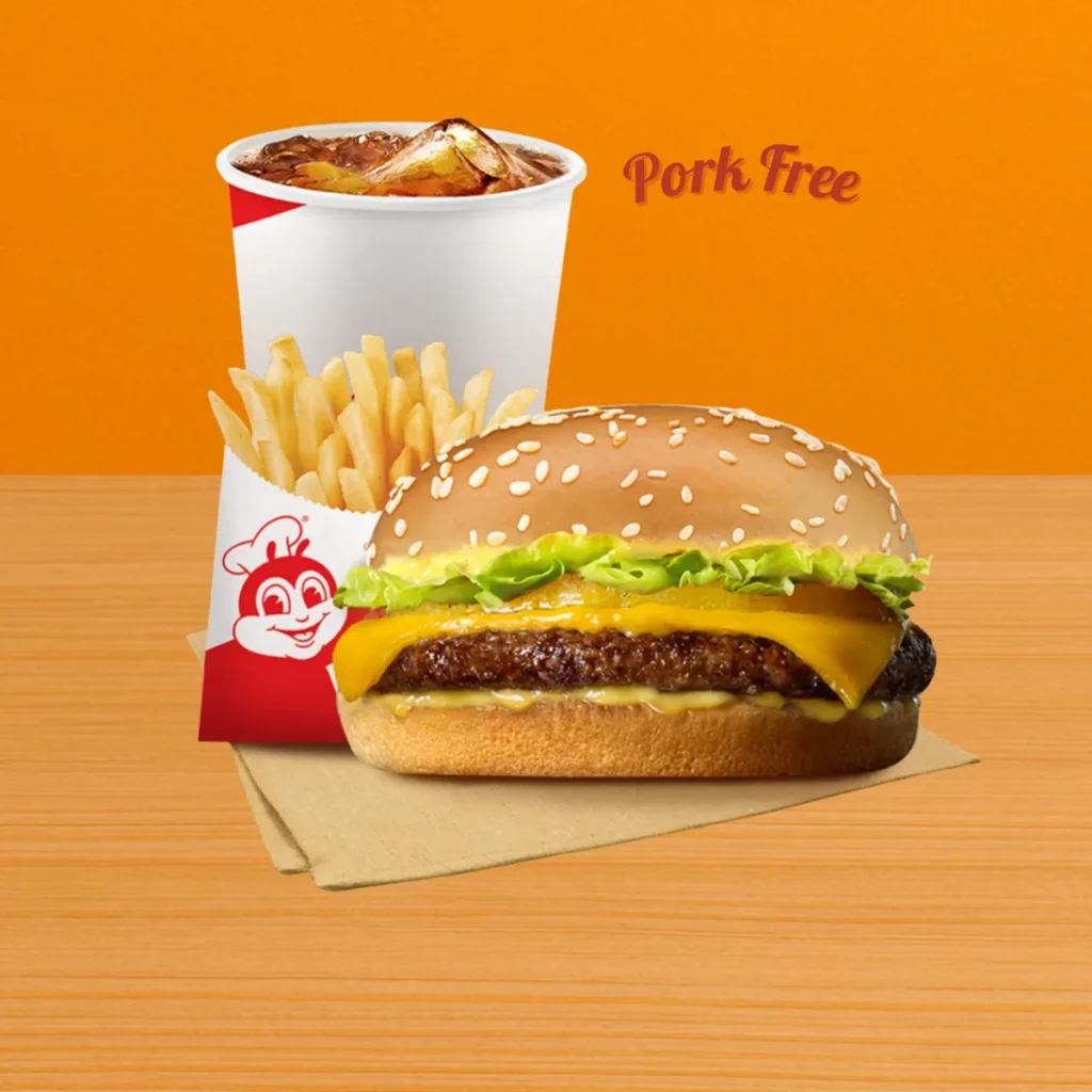 Amazing Aloha Champ Jr. wo Bacon w Fries Drink