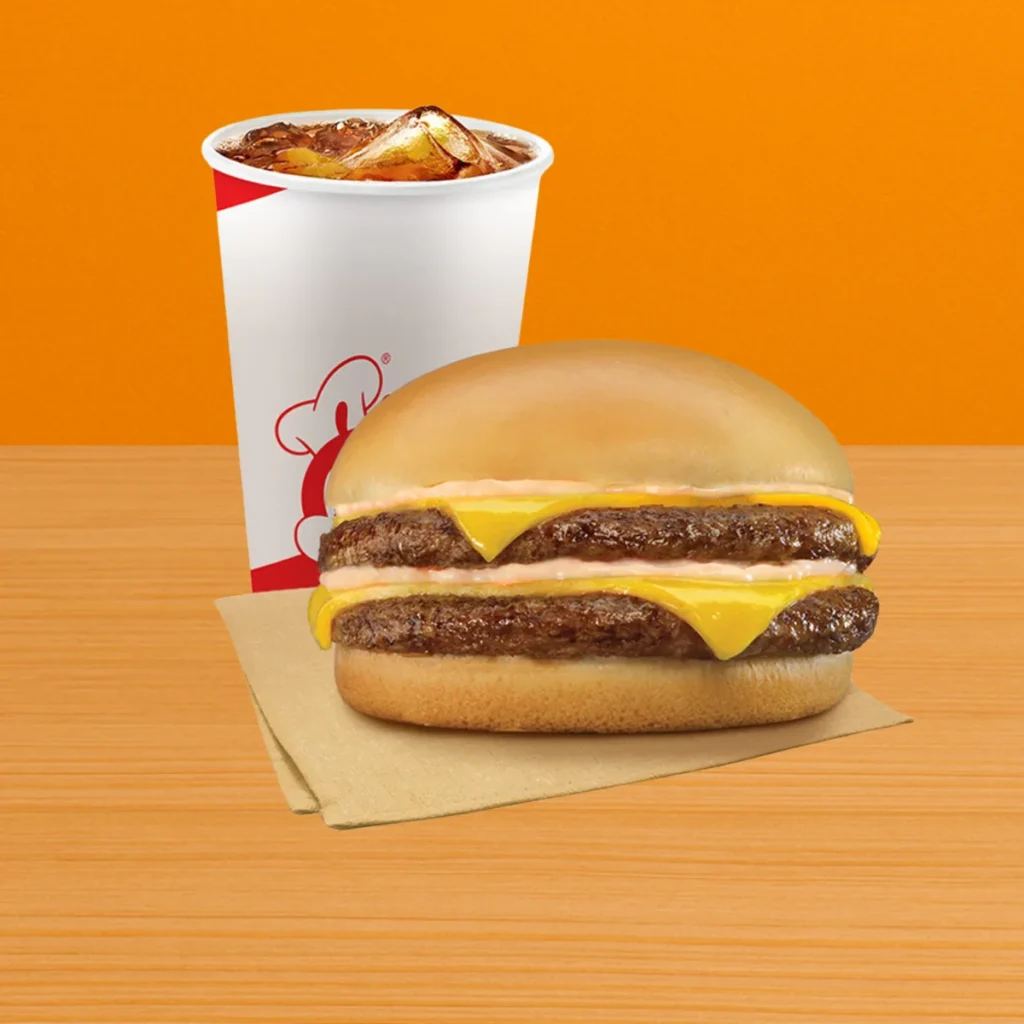 Double Cheesy Yumburger w Drink