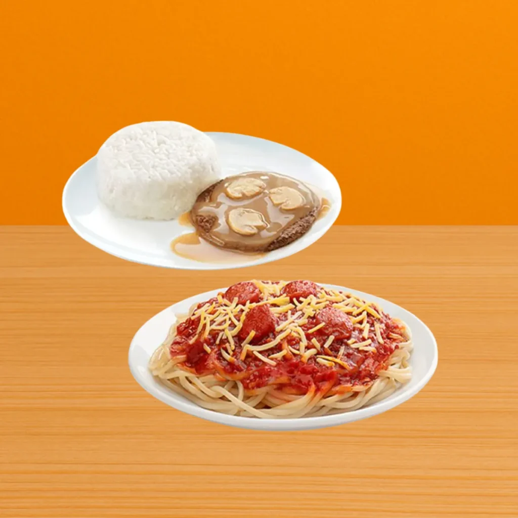 Jolly Spaghetti w 1 pc. Burger Steak Solo
