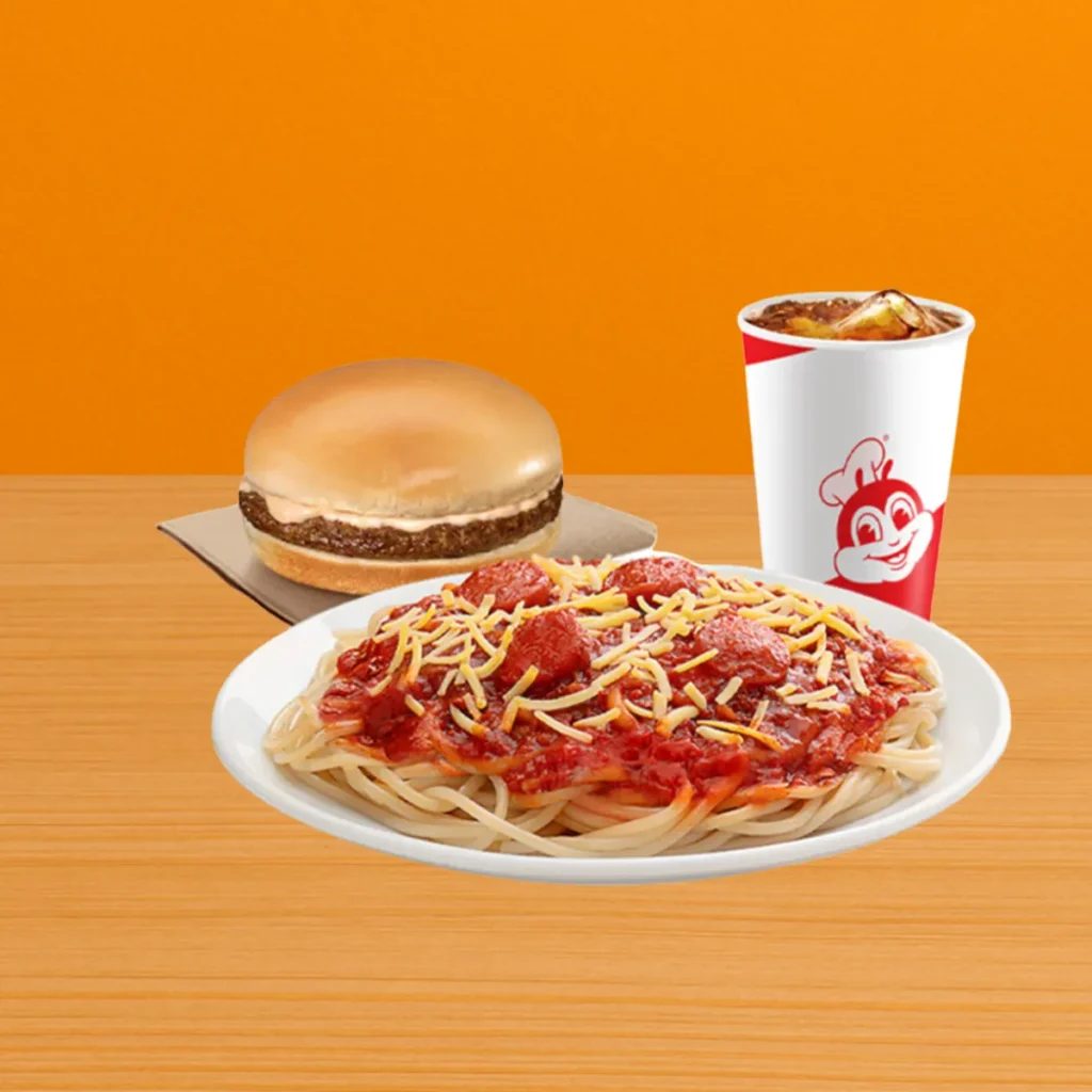 Jolly Spaghetti w Yumburger w Drink 1