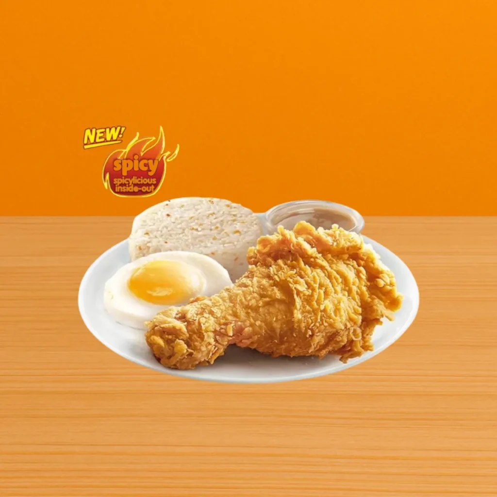 Jollibee Breakfast Menu 2025 Philippines – Updated Prices & Meals 1 1 pc. Breakfast Chickenjoy New Spicy Solo 161