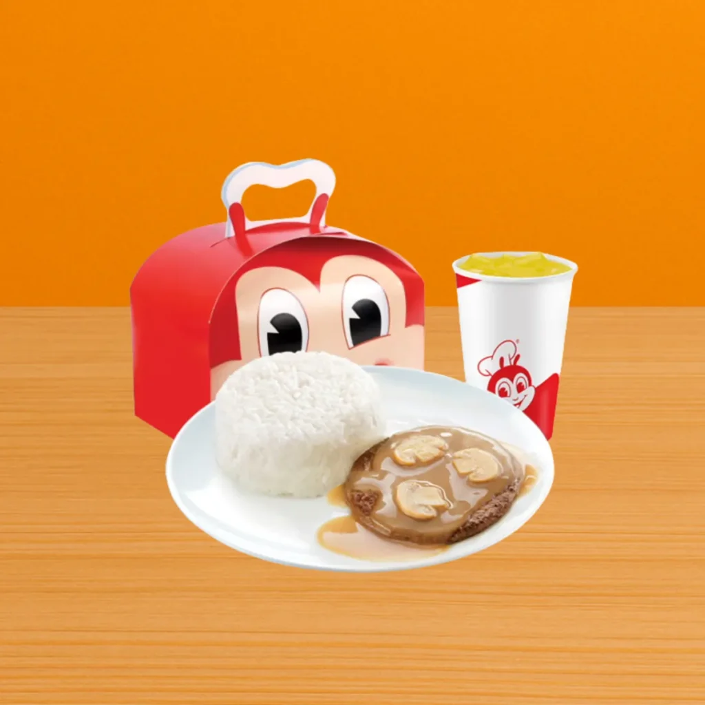 1 pc. Burger Steak w Drink Kiddie Meal