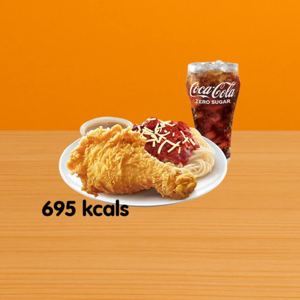 Jollibee Menu Price List Philippines 2025 – Updated Meals & Prices 216 1 pc. Chickenjoy w Jolly Spaghetti and Coke Zero