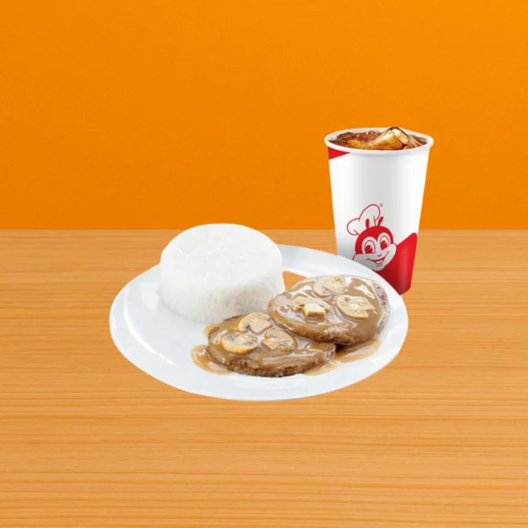 Inspect Jollibee Burger Steak Menu and updated Prices in Philippines (2025) 16 2 – pc. Burger Steak w Drink