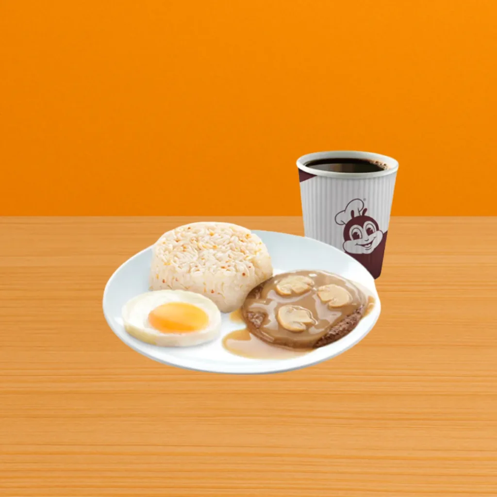 Jollibee Breakfast Menu 2025 Philippines – Updated Prices & Meals 14 Breakfast Burger Steak w Drink 160