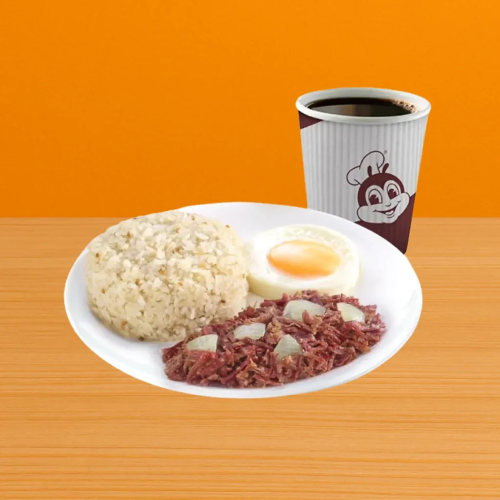 Jollibee Breakfast Menu 2025 Philippines – Updated Prices & Meals 10 Corned Beef w Drink 181