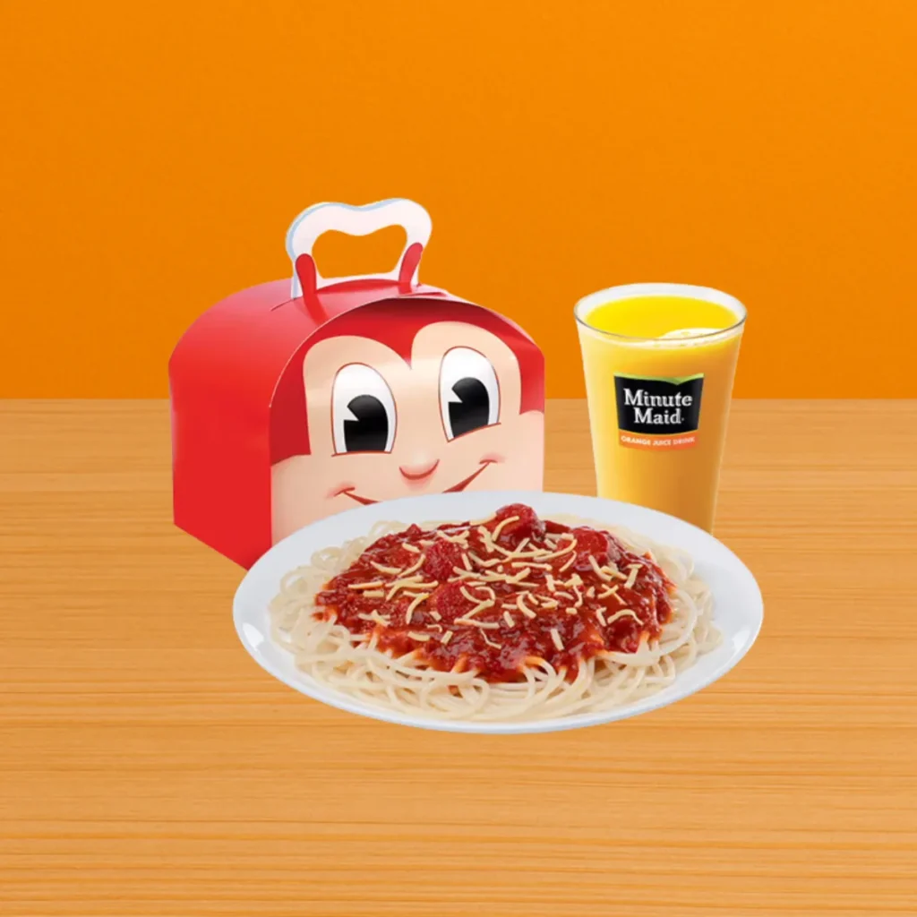 Jolly Spaghetti w Drink Kiddie Meal 1