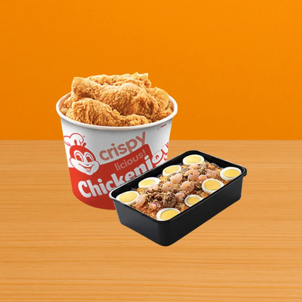 Jollibee Menu Price List Philippines 2025 – Updated Meals & Prices 1 6 – pc. Chickenjoy with Palabok Family Pan