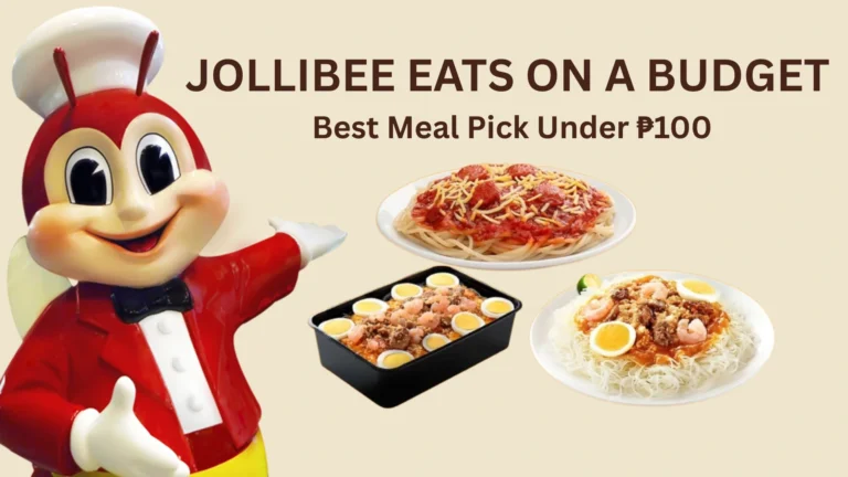 Jollibee Cheapest meal