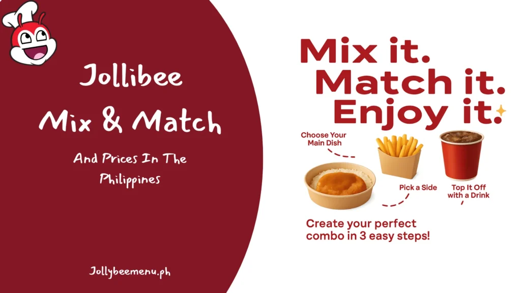 Jollibee Mix & Match 