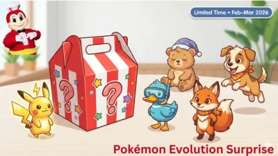 Jollibee Kiddie Meal Pokémon Evolution Surprise February to March 2026